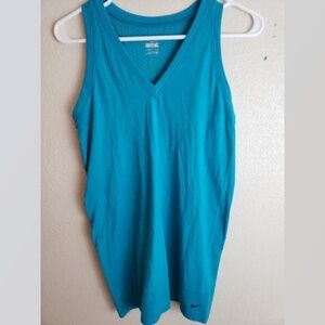 Nike Fit Dry Medium Blue Gym Racerback Tank Top